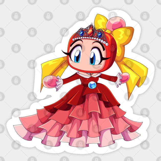 Akabon Hime new dress Sticker by SailorBomber